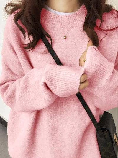FLVEX London™ Women’s Solid Drop Shoulder Sweater