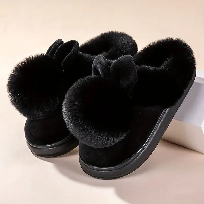 Pantofole peluche con coniglietto FLVEX Milano
