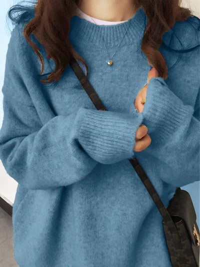 FLVEX London™ Women’s Solid Drop Shoulder Sweater