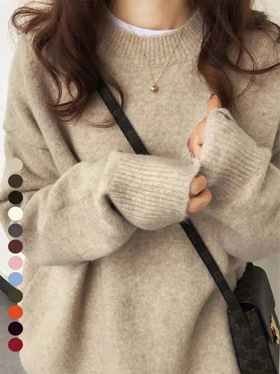 FLVEX London™ Women’s Solid Drop Shoulder Sweater