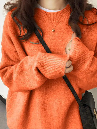 FLVEX London™ Women’s Solid Drop Shoulder Sweater